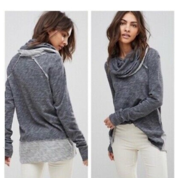 Free People Beach Cocoon Cowl Neck Top - Picture 3 of 3